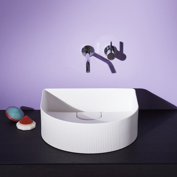 Laufen Sonar Раковина с текстурой, без отв, цвет: белый матовый