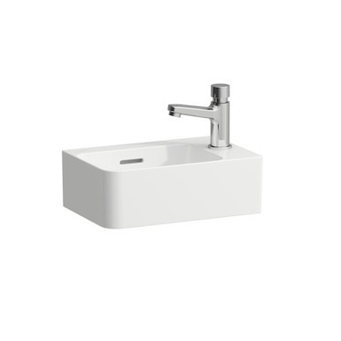 Laufen VAL Мини-раковина, полка справа, с 1 отв, справа, цвет: белый