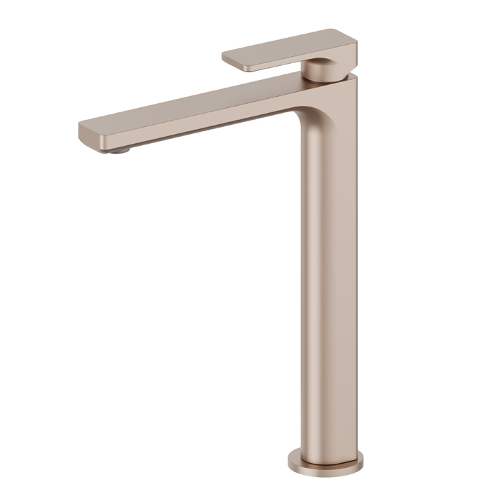 Newform B-Easy Смеситель для раковины, 1 отв, высокий, цвет: copper satin