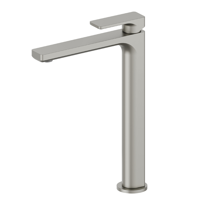 Newform B-Easy Смеситель для раковины, 1 отв, высокий, цвет: titanium satin