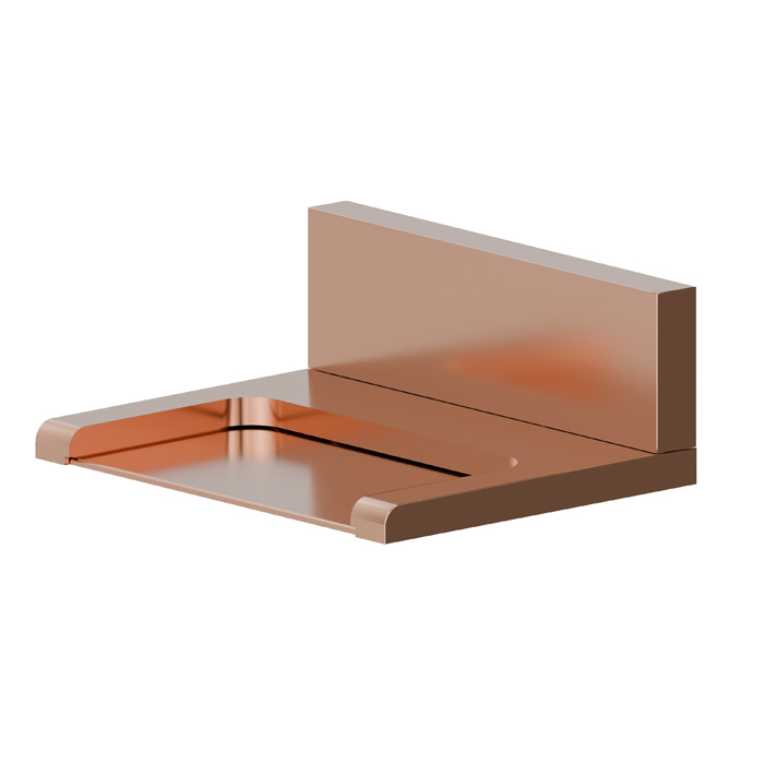 Newform Cascate Излив водопадный, открытый, цвет: PVD copper bronze