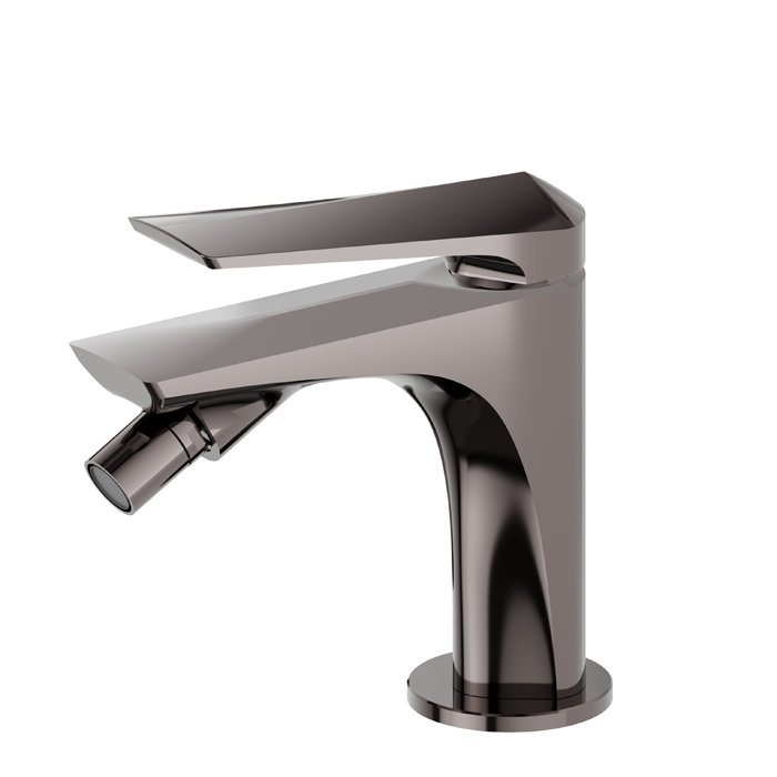 Newform Delta Zero Смеситель для биде, 1 отв, цвет: PVD gun metal
