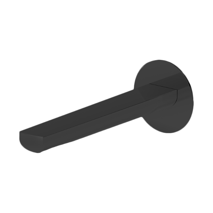 Newform Haka Излив для раковины, настенный, с подключением на 1/2”, цвет: черный матовый