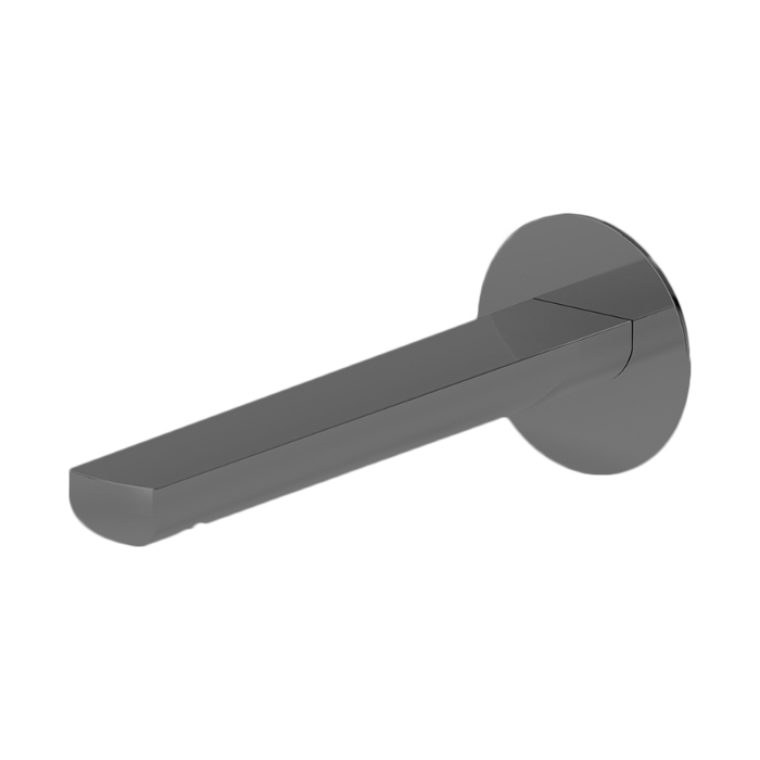 Newform Haka Излив для раковины, настенный, с подключением на 1/2”, цвет: PVD brushed gun metal