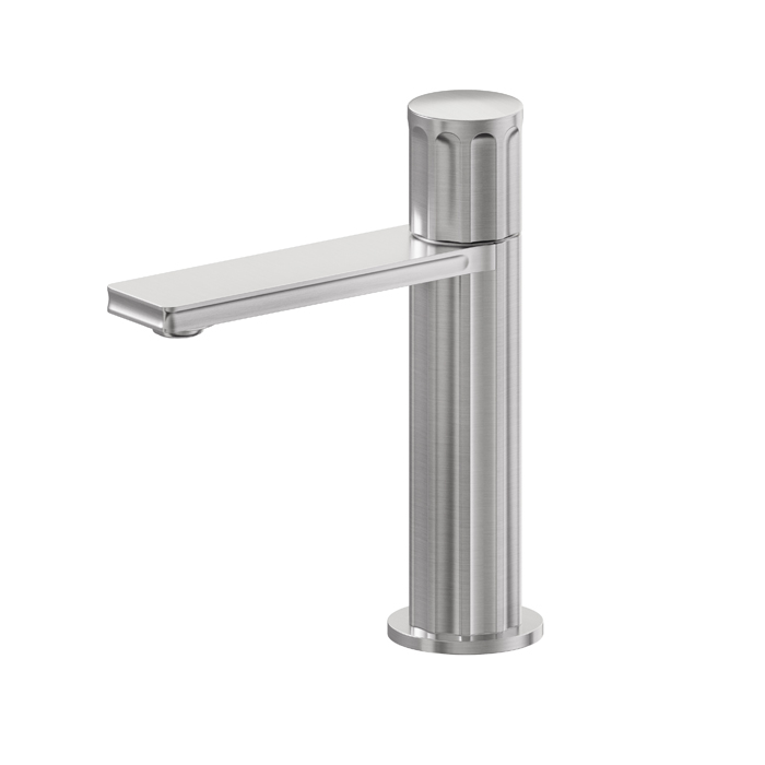 Newform Ionika Смеситель для раковины, 1 отв, цвет: PVD brushed stainless steel