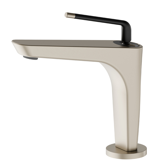 Newform O'Rama Смеситель для раковины, 1 отв, цвет: gold satin
