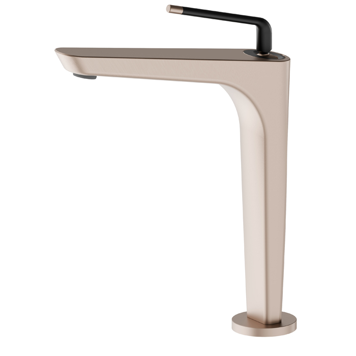 Newform O'Rama Смеситель для раковины, 1 отв, высокий, цвет: copper satin