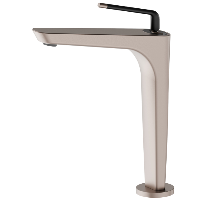 Newform O'Rama Смеситель для раковины, 1 отв, высокий, цвет: copper glossy