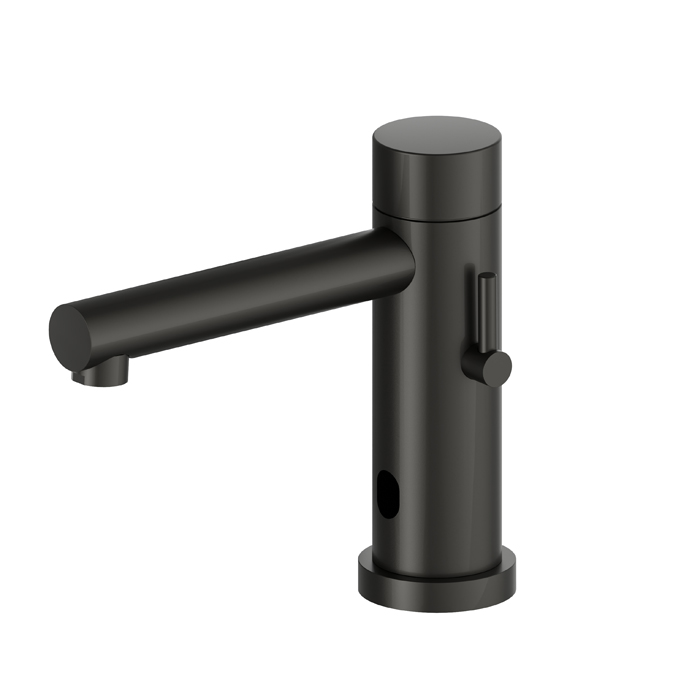 Newform Sensitive Смеситель для раковины, 1 отв, электронный, цвет: carbon satin
