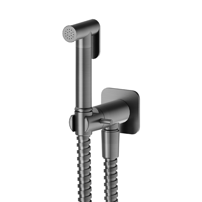 Newform Shut Off Гидроершик с многофункциональной струей, цвет: PVD brushed gun metal