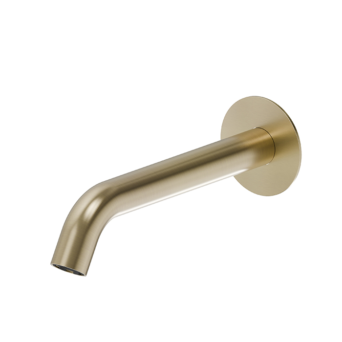 Newform X-STEEL 316 Излив для ванны, настенный, G3/4", цвет: PVD Brushed pale gold