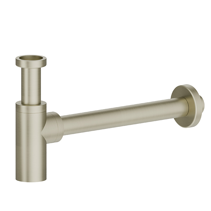 Newform X-STEEL 316 Сифон для раковины под донный клапан, цвет: PVD Brushed pale gold