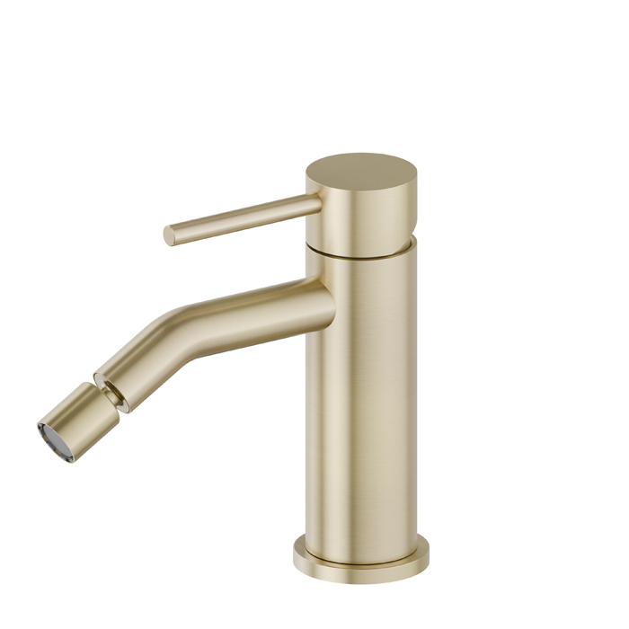 Newform X-Steel 316 Смеситель для биде, 1 отв, цвет: PVD brushed pale gold