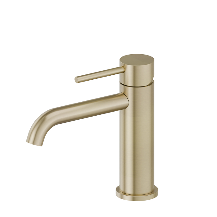 Newform X-Steel 316 Смеситель для раковины, 1 отв, цвет: PVD brushed pale gold
