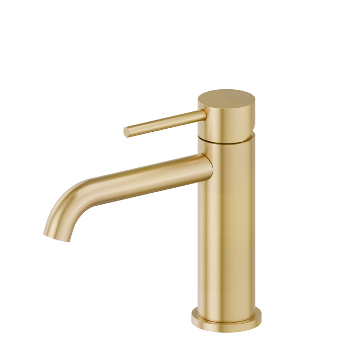 Newform X-Steel 316 Смеситель для раковины, 1 отв, цвет: PVD brushed gold
