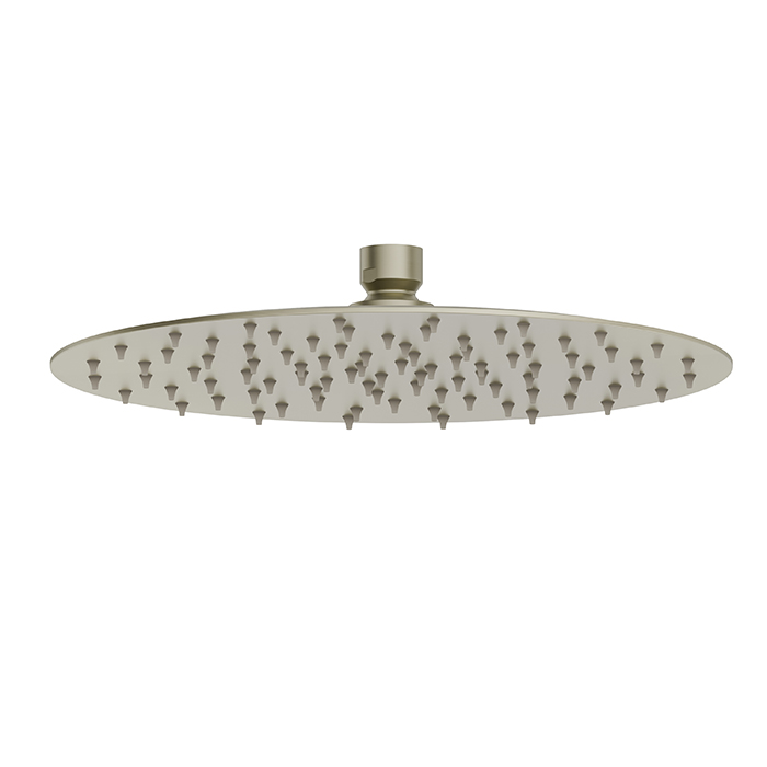 Newform X-STEEL 316 Верхний душ, без кронштейна, G1/2", цвет: PVD Brushed pale gold