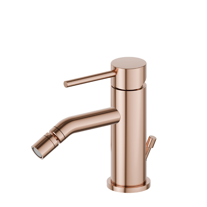Newform XT Смеситель для биде, 1 отв, с донным клапаном, цвет: PVD copper bronze