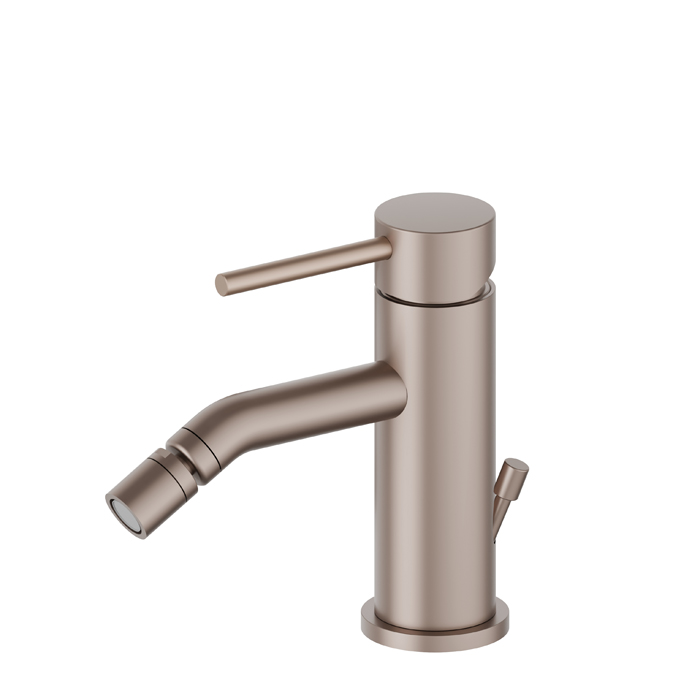 Newform XT Смеситель для биде, 1 отв, с донным клапаном, цвет: copper glossy
