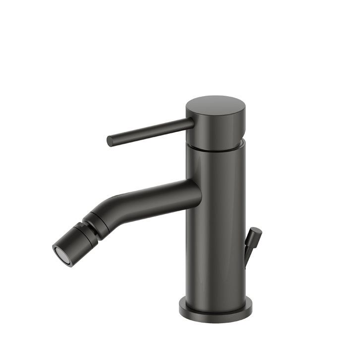 Newform XT Смеситель для биде, 1 отв, с донным клапаном, цвет: carbon satin