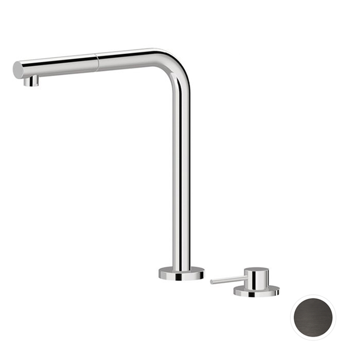 Newform XT Смеситель для кухни, на 1 отв, излив:, цвет: PVD Brushed Gun metal