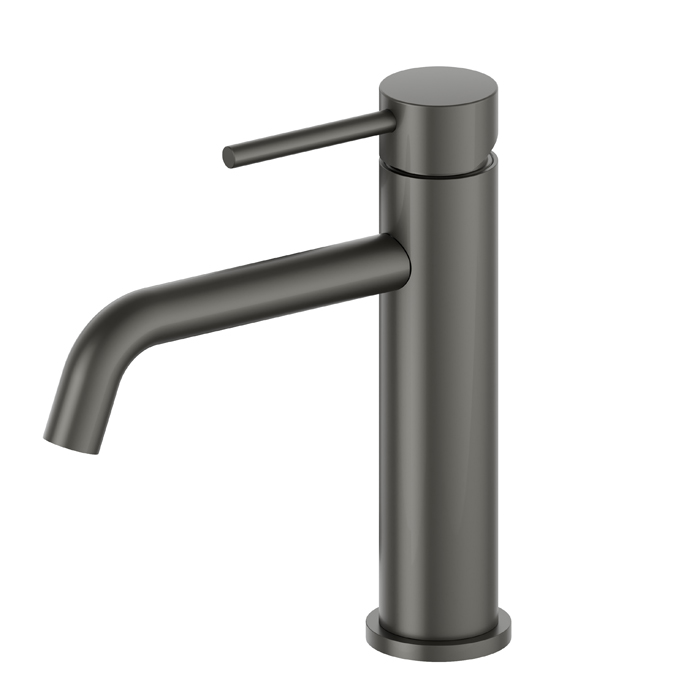 Newform XT Смеситель для раковины, 1 отв, длинный излив, цвет: carbon satin