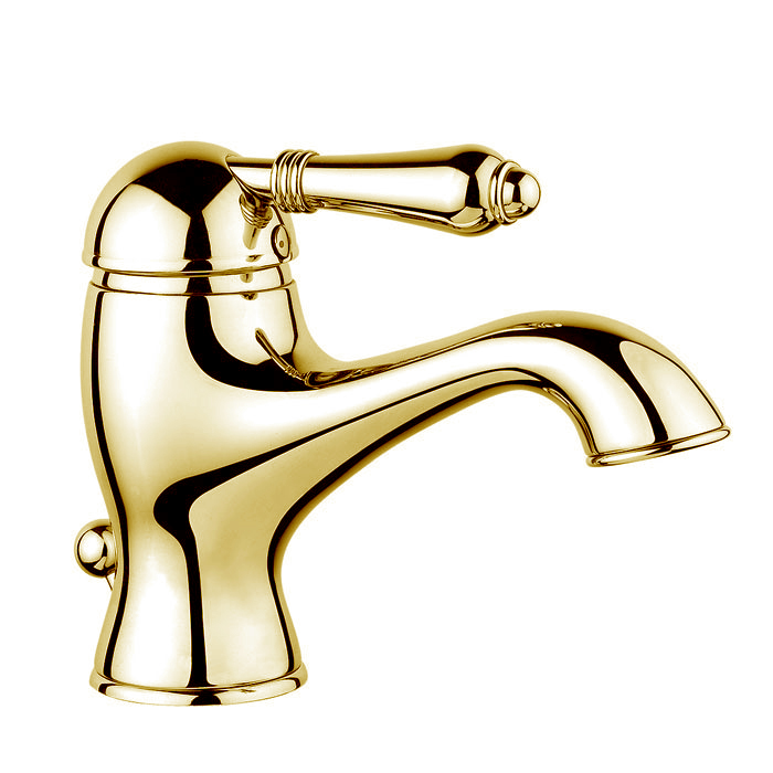 Nicolazzi El Capitan Смеситель для раковины, на 1 отв, с донным клапаном, цвет: English Gold
