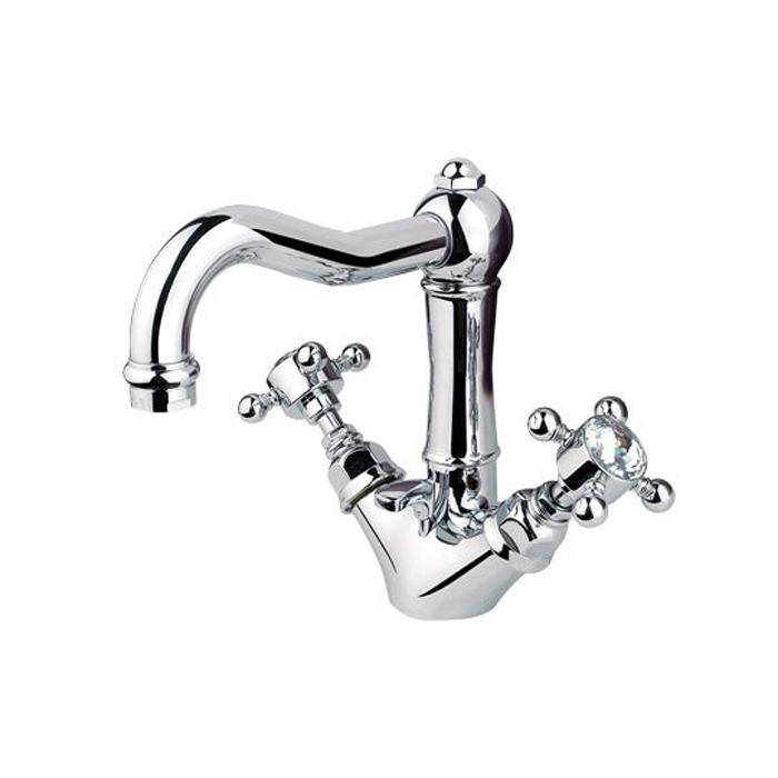 Nicolazzi Half Dome Crystal Смеситель для раковины с 1 отверстием