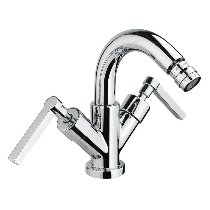 Nicolazzi Mac Kinley 05 Смеситель для биде на 1 отверстие, с донным клапаном, излив, цвет: хром