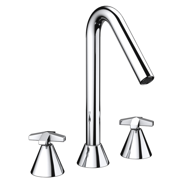 Nicolazzi Star Смеситель для раковины, на 3 отв, цвет: хром