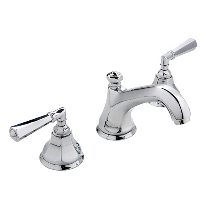 Nicolazzi Teide Смеситель для раковины на 3 отверствия, с донным клапаном, ручки Crystal lever, цвет: хром