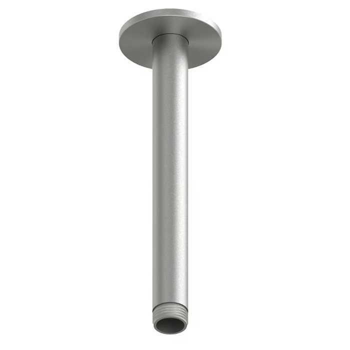 QuadroDesign Держатель верхнего душа, потолочный, цвет: brushed stainless steel