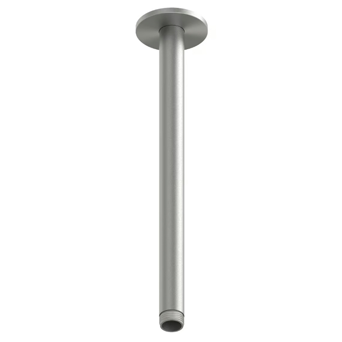 QuadroDesign Держатель верхнего душа, потолочный, цвет: brushed stainless steel
