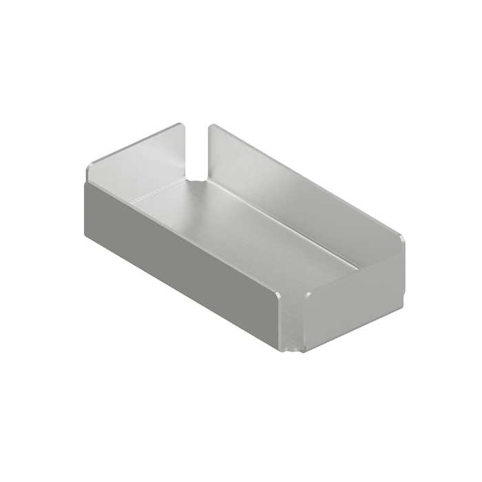 QuadroDesign Поднос, подвесной, цвет: Brushed Stainless Steel