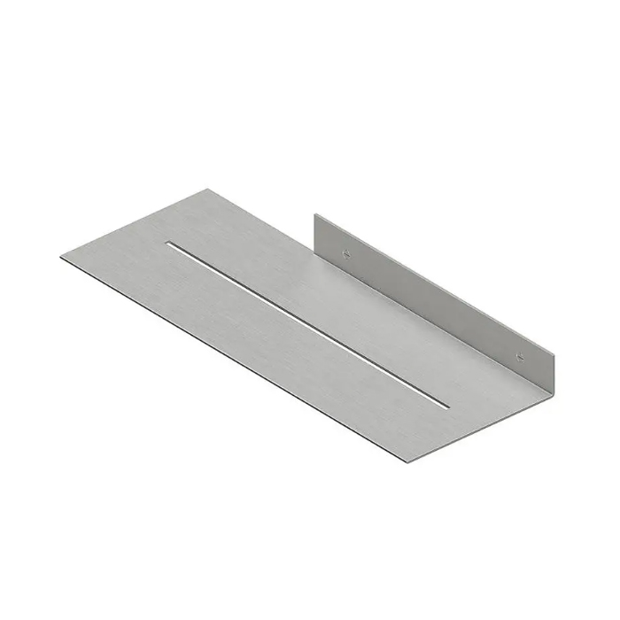 QuadroDesign Полочка, подвесная, цвет: Brushed Stainless Steel