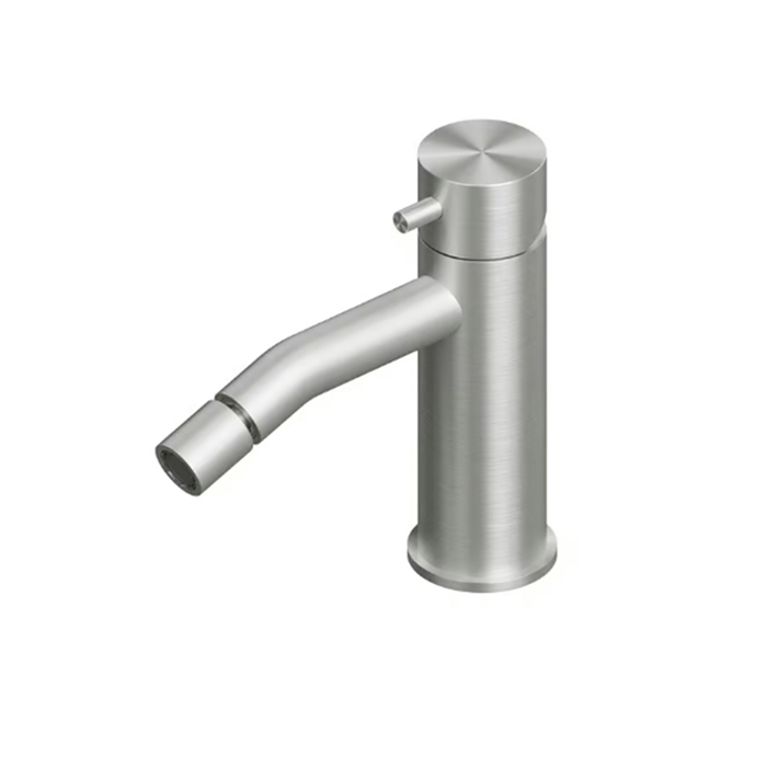QuadroDesign Source Смеситель для биде, 1 отв, цвет: Brushed Stainless Steel
