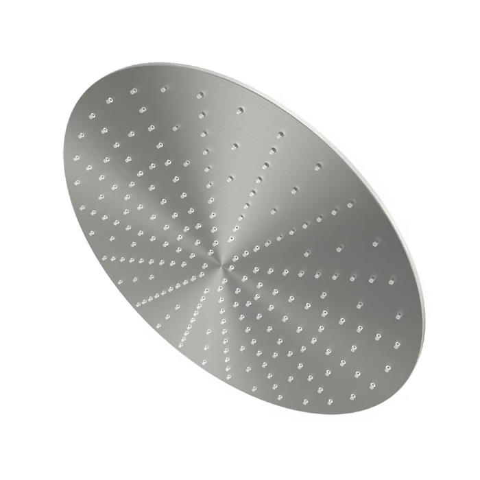 QuadroDesign Верхний душ, настенный/потолочный, 1 режим, цвет: Brushed Stainless Steel