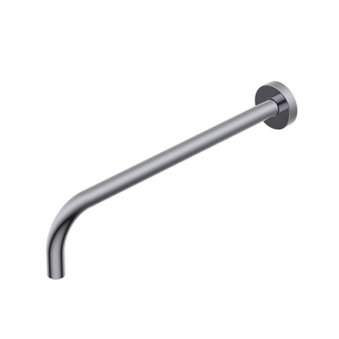 Ritmonio Shower heads Кронштейн верхнего душа, горизонтальный, круглый, из латуни, цвет: Brushed