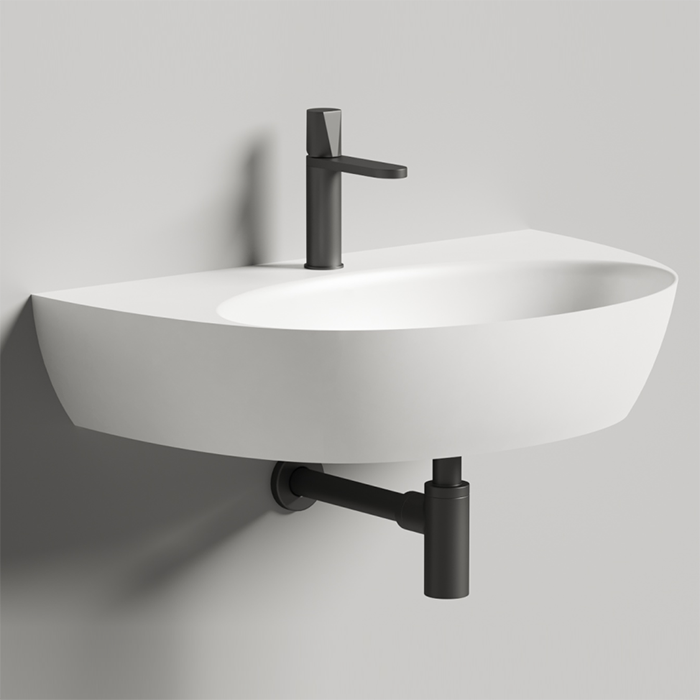 Salini Alda Wall 03 Раковина, накладная, 1 отв, S-Sense, цвет: белый