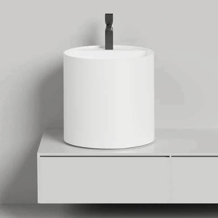 Salini Armonia Раковина, 1 отв, накладная, S-Sense, цвет: белый глянцевый