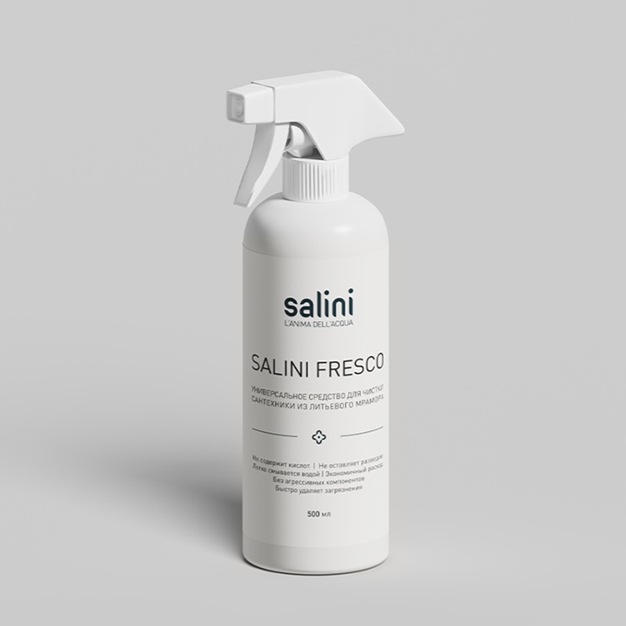 Salini FRESCO Универсальное средство для чистки сантехники из литьевого мрамора