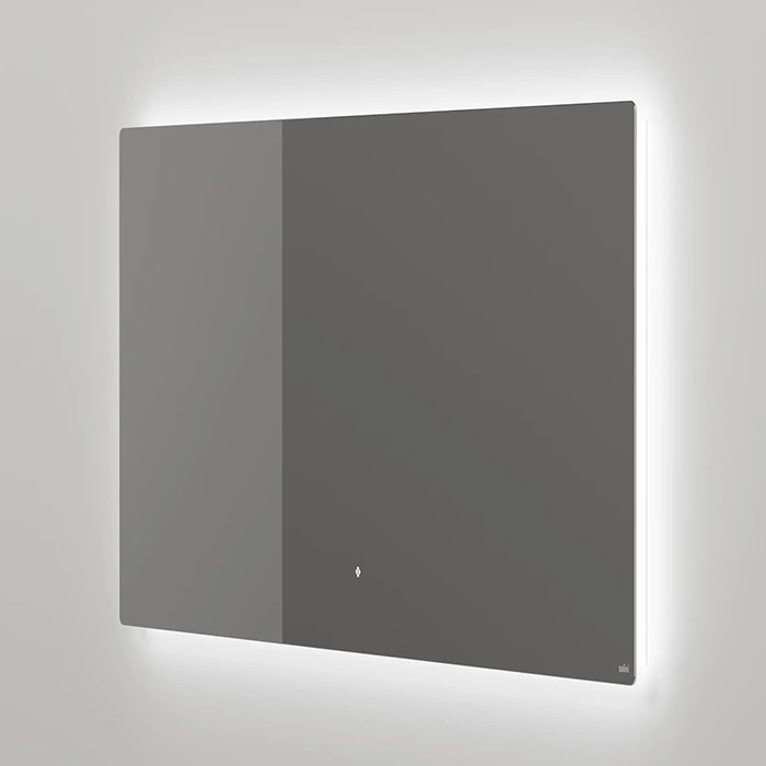 Salini Зеркало для ванны OMBRA, с LED подсветкой, влагостойкое AGC Сrystalvision, сенс. выкл, крепления, обогрев, антизапот