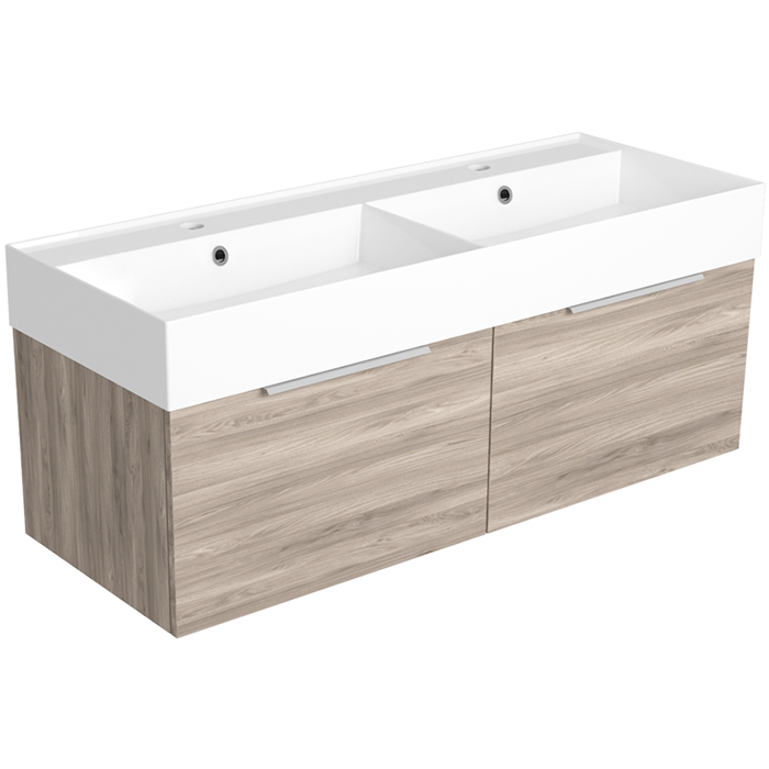 SIMAS AGILE Тумба подвесная, для раковины AG121D., 1 ящик, ручка матовый хром, цвет: ROCCIA