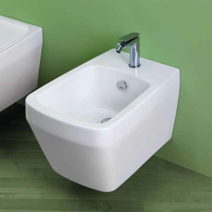 Simas Baden Baden Биде подвесное, с 1 отв под смеситель, цвет: белый