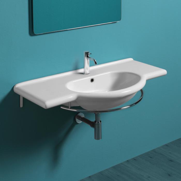 SIMAS Top e lavabi d'arredo Раковина-консоль, 1 отв, цвет: белый