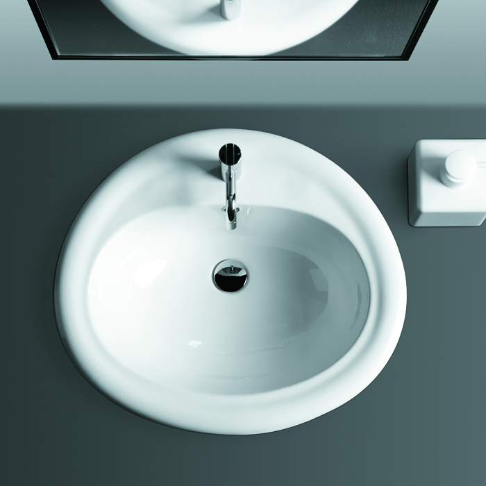SIMAS Top e lavabi d'arredo Раковина, 1 отв, цвет: белый