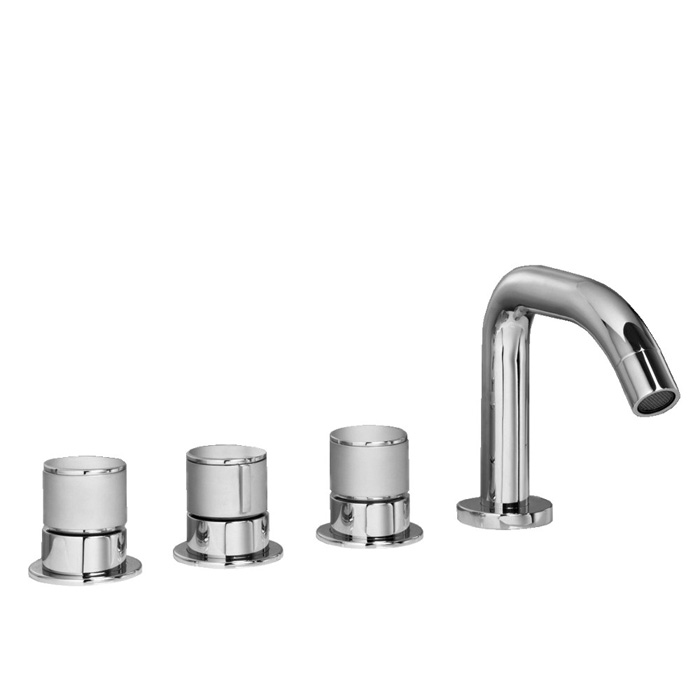 Stella Bamboo Смеситель на борт ванны на 4 отверстия 3256TR, цвет: хром