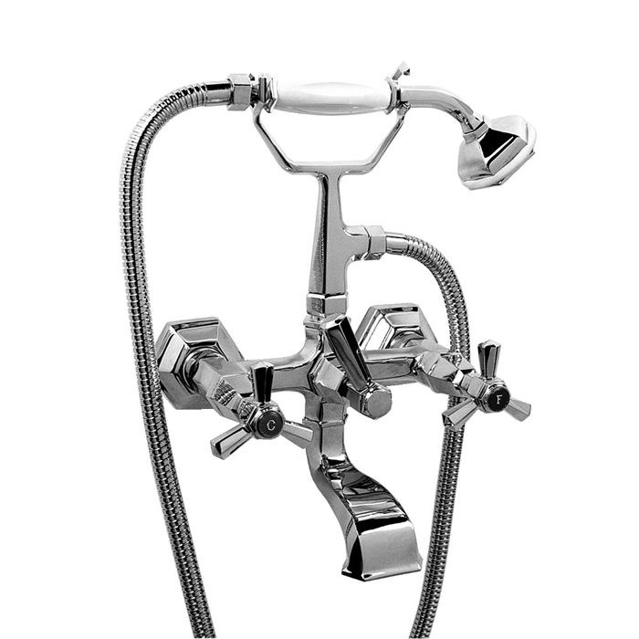 Stella Eccelsa Смеситель для ванны 3274/306 с ручным душем, цвет: хром