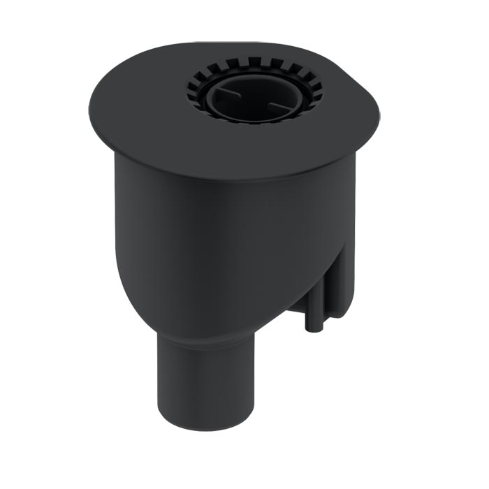TECE drainline, сифон, 1,3 л/c, DN 50, выход в пол, высота монтажа от нижнего края сифона до верхнего края слива – ( при уст. без опор)