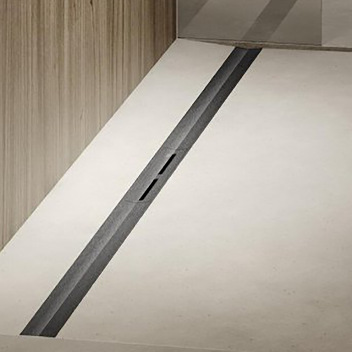 TECEdrainprofile Профиль для душа, цвет: PVD Brushed stainless steel, black/сатин, черный