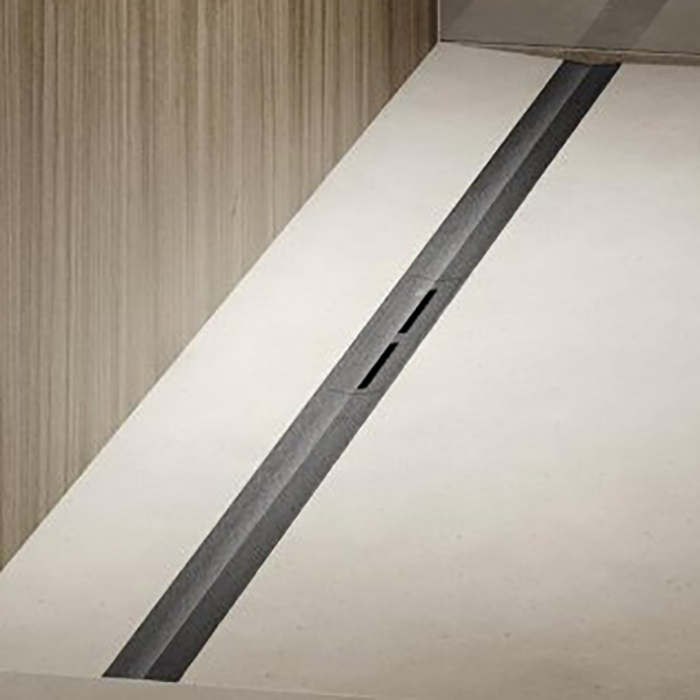 TECEdrainprofile Профиль для душа, цвет: PVD Brushed stainless steel, black/сатин, черный